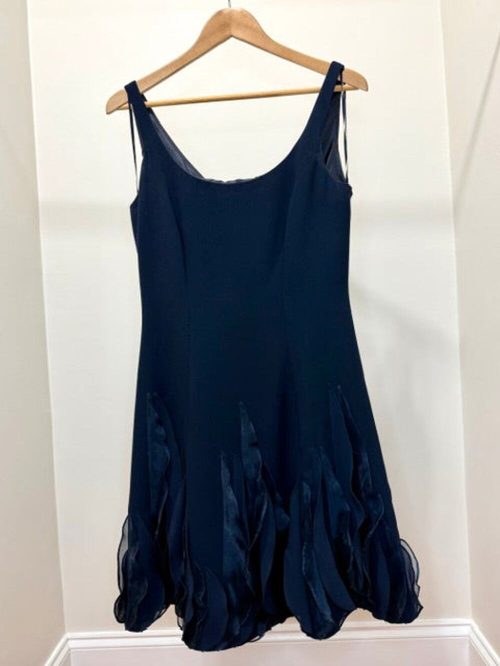 JS Boutique Navy A‑Line Cocktail Dress Sz8